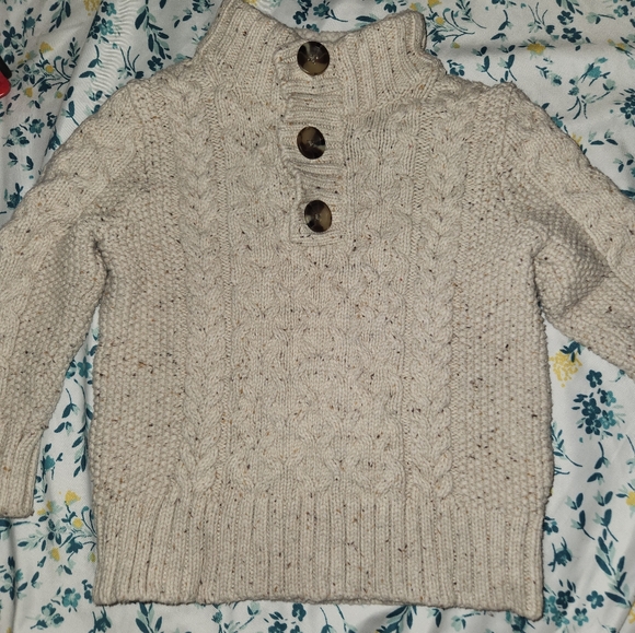 Cat & Jack Other - Boys Cat and Jack cream colored toddler sweater